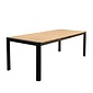 LUX outdoor living Liverpool dining tuintafel 6 personen | polywood + aluminium | Natural Wood | 205cm