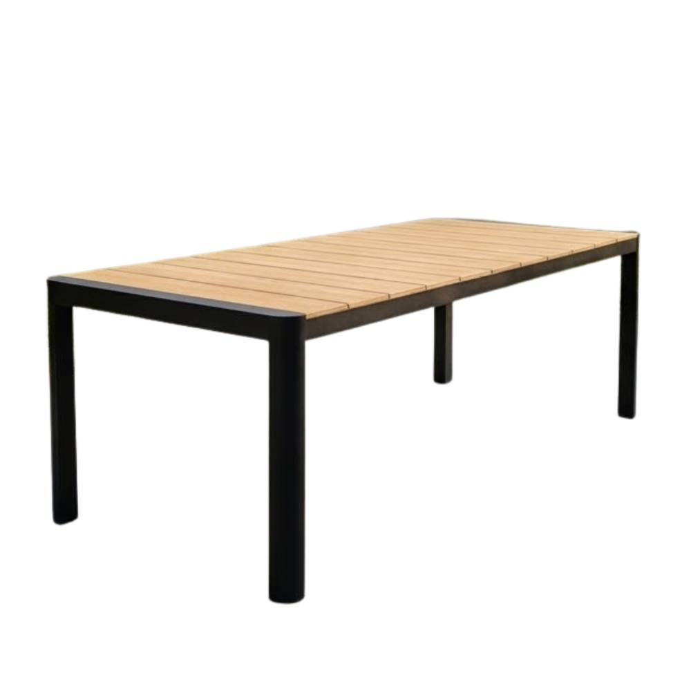 Liverpool dining tuintafel 6 personen | polywood + aluminium | Natural Wood | 205cm