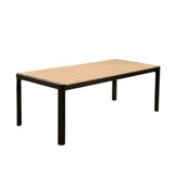 Liverpool dining tuintafel 8 personen | polywood + aluminium | Natural Wood | 258cm