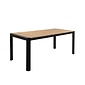 LUX outdoor living Liverpool dining tuintafel 4 personen | polywood + aluminium | Natural Wood | 160cm