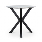 Calma dining bartafel 6 personen | sintered stone + aluminium | Marble Grey | 240cm ovaal