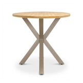 Cleve dining bartafel 6 personen | teakhout + aluminium | Natural Teak/beige | 240cm ovaal
