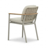 Montana dining tuinstoel | aluminium + teak | beige