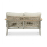 Montana stoel-bank loungeset 4 personen | aluminium + teak | beige | 3-delig