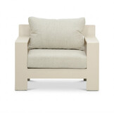 Riviera stoel-bank loungeset 5 personen | aluminium + teak | beige | 4-delig