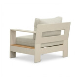 Riviera stoel-bank loungeset 5 personen | aluminium + teak | beige | 4-delig
