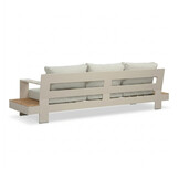 Riviera stoel-bank loungeset 5 personen | aluminium + teak | beige | 4-delig