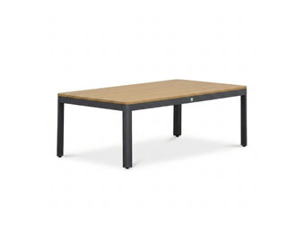 Tokyo loungetafel | aluminium + polywood | antraciet | 120x65cm