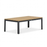 Tokyo stoel-bank loungeset 5 personen incl. tafel  | aluminium + polywood | antraciet | 4-delig