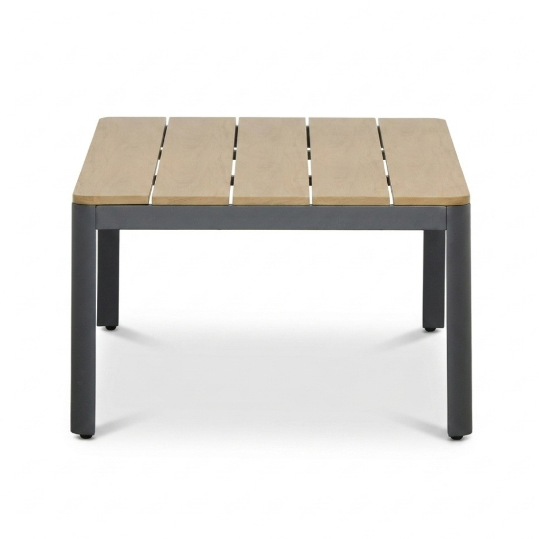 Tokyo stoel-bank loungeset 5 personen incl. tafel  | aluminium + polywood | antraciet | 4-delig