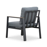 Tokyo stoel-bank loungeset 5 personen | aluminium + polywood | antraciet | 3-delig