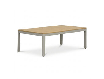 Tokyo loungetafel | aluminium + polywood | beige | 120x65cm
