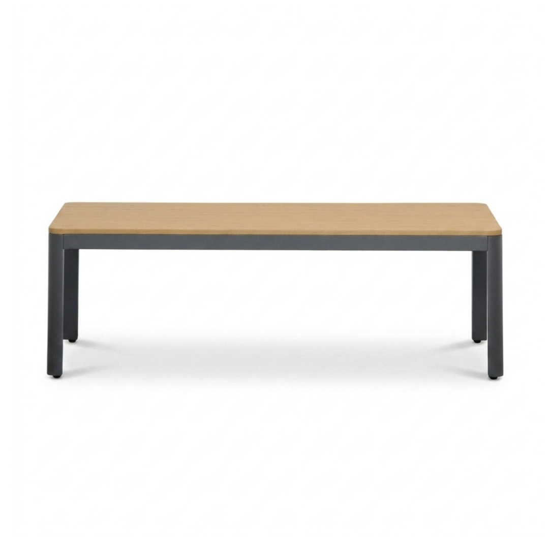 Tokyo hoek loungeset 6 personen incl. tafel | aluminium + polywood | antraciet | 4-delig - 264x204cm