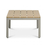 Tokyo hoek loungeset 6 personen incl. tafel | aluminium + polywood | beige | 4-delig - 264x204cm
