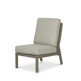 Florida dining loungeset 6 personen | aluminium + teak | beige | 5-delig - 266x206cm