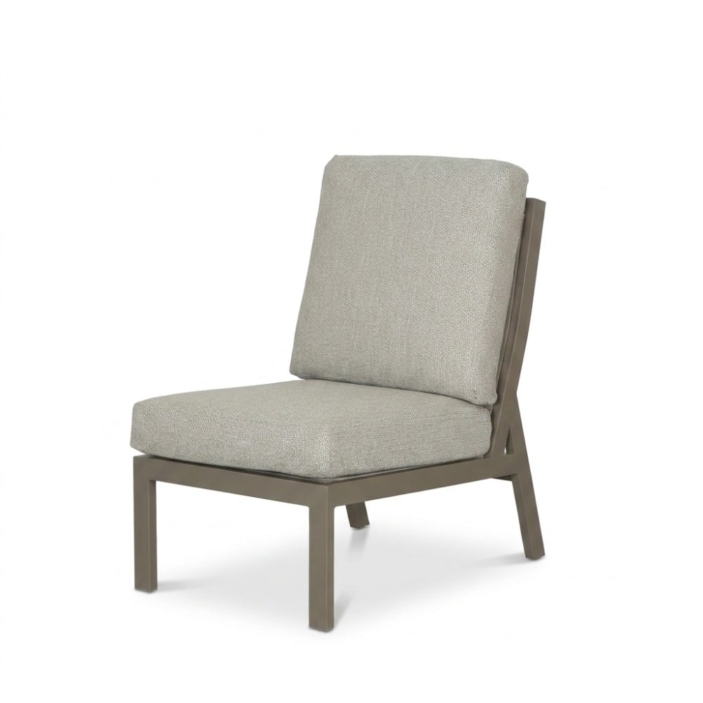 Florida dining loungeset 6 personen | aluminium + teak | beige | 5-delig - 266x206cm