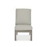 Florida dining loungeset 6 personen | aluminium + teak | beige | 5-delig - 266x206cm