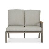 Florida dining loungeset 6 personen | aluminium + teak | beige | 5-delig - 266x206cm