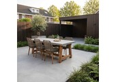 Veltis/Padua dining tuinset | 6 personen | betonlook | 250cm