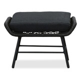 Dex lounge balkonset 4-delig | touw + aluminium | Lava Grey