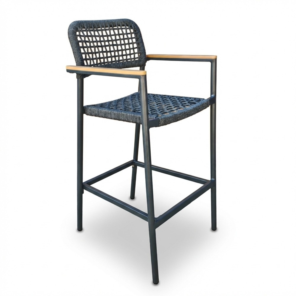 Denver dining barset | 4 personen | polywood + touw | 70cm