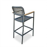 Denver dining barset | 4 personen | polywood + touw | 70cm