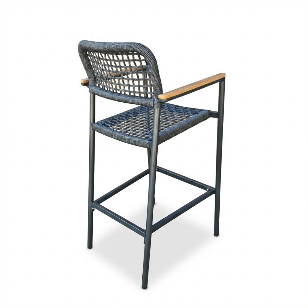 Denver dining barset | 4 personen | polywood + touw | 70cm