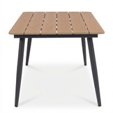 Liana dining loungeset rechts 8 personen | wicker + aluminium | zand | 4-delig - 270x193cm