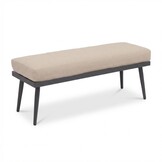 Liana dining loungeset rechts 8 personen | wicker + aluminium | zand | 4-delig - 270x193cm