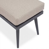 Liana dining loungeset rechts 8 personen | wicker + aluminium | zand | 4-delig - 270x193cm