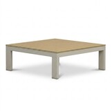 Barcelona hoek loungeset beige 5 personen | aluminium + polywood | beige | 4-delig - 270x270cm