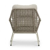 Valencia loungestoel | touw + aluminium | Almond Beige