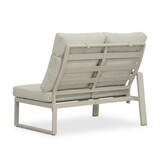 Manhattan dining loungeset - verstelbaar 6 personen | aluminium + polywood | beige | 5-delig - 273x213cm