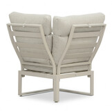 Manhattan dining loungeset - verstelbaar 6 personen | aluminium + polywood | beige | 5-delig - 273x213cm