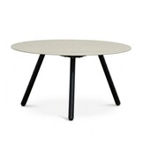 Telissa koffietafel set van 2 | sintered stone + aluminium | Marble Latte/antraciet