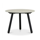 Telissa koffietafel set van 2 | sintered stone + aluminium | Marble Latte/antraciet