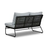 Potenza hoek loungeset 5 personen | aluminium + touw | Stone Grey | 4-delig - 213x213cm