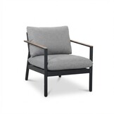 Florence/Palau stoel-bank loungeset 5 personen | aluminium + touw | antraciet | 5-delig