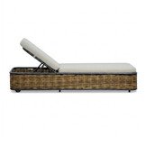 Lucca ligbed | wicker + aluminium | zand | 204cm