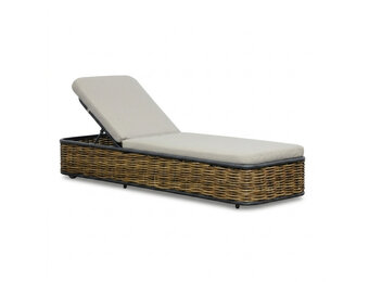 Lucca ligbed | wicker + aluminium | zand | 204cm