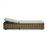 Lucca ligbed | wicker + aluminium | zand | 204cm
