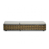 Lucca ligbed | wicker + aluminium | zand | 204cm
