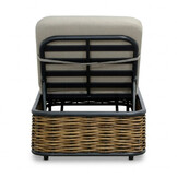 Lucca ligbed | wicker + aluminium | zand | 204cm