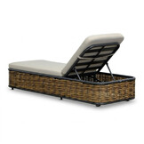 Lucca ligbed | wicker + aluminium | zand | 204cm