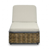 Lucca ligbed | wicker + aluminium | zand | 204cm