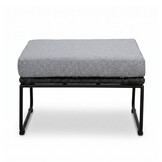 Potenza hoek loungeset 5 personen | aluminium + touw | Stone Grey | 4-delig - 213x213cm