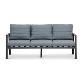 Tokyo/Palau stoel-bank loungeset 5 personen | aluminium + polywood | beige | 5-delig
