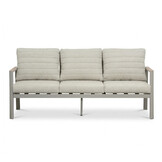 Tokyo/Palau stoel-bank loungeset 5 personen | aluminium + polywood | antraciet | 5-delig