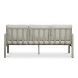 Tokyo/Palau stoel-bank loungeset 5 personen | aluminium + polywood | antraciet | 5-delig
