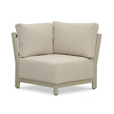 Amalfi/Palau hoek loungeset 6 personen | aluminium + polywood | beige | 6-delig - 289x222cm